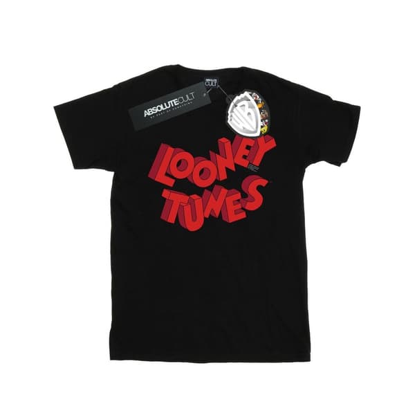 Looney Tunes Mens 3D Logo T-Shirt
