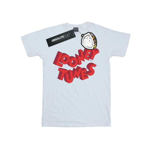 Looney Tunes Mens 3D Logo T-Shirt