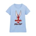 Miniatyrbillede 1 af 3: Looney Tunes Womens/Ladies Bugs England Face Cotton T-Shirt