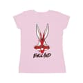 Miniatyrbillede 1 af 3: Looney Tunes Womens/Ladies Bugs England Face Cotton T-Shirt