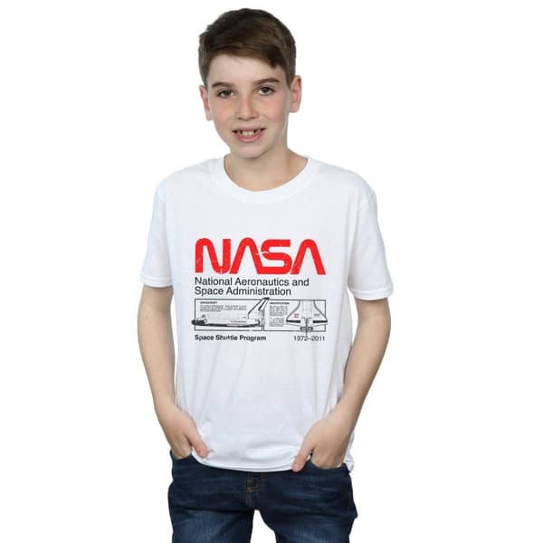 NASA Klassisk rymdfärje-T-shirt för pojkar