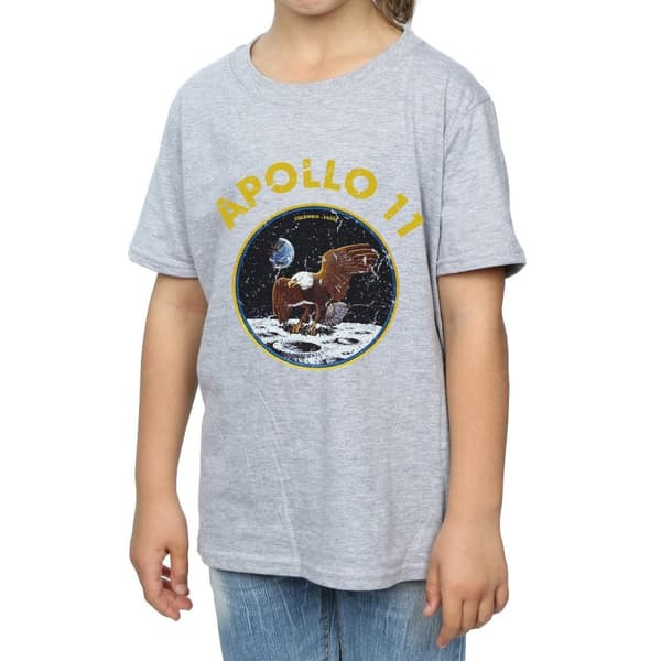 NASA Girls Classic Apollo 11 Cotton T-Shirt