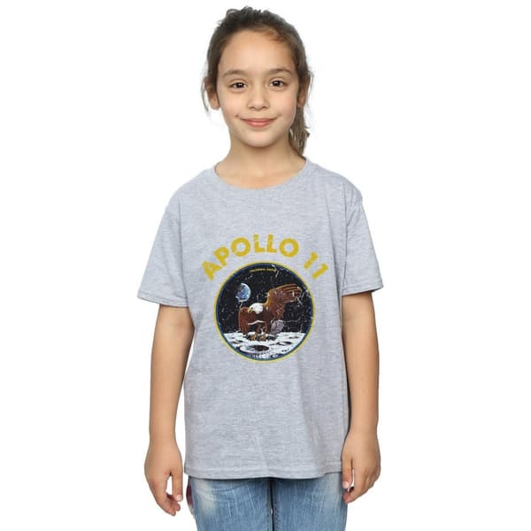 NASA Girls Classic Apollo 11 Cotton T-Shirt