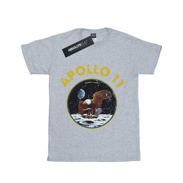 NASA Girls Classic Apollo 11 Cotton T-Shirt