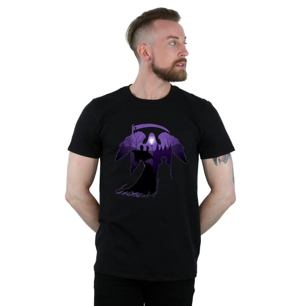 Harry Potter Mens Graveyard Silhouette T-Shirt