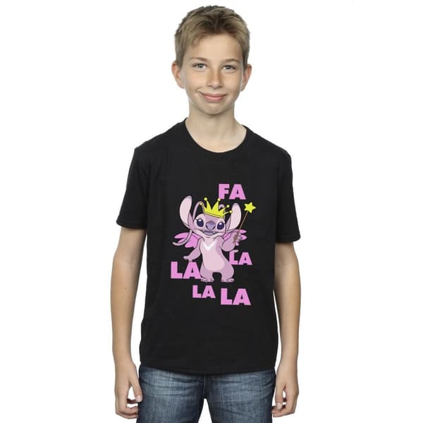 Disney Lilo & Stitch Angel Fa La La T-shirt för pojkar