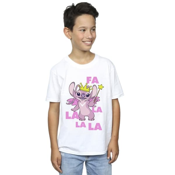 Disney Lilo & Stitch Angel Fa La La T-shirt för pojkar