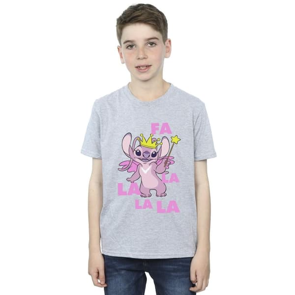 Disney Lilo & Stitch Angel Fa La La T-shirt för pojkar