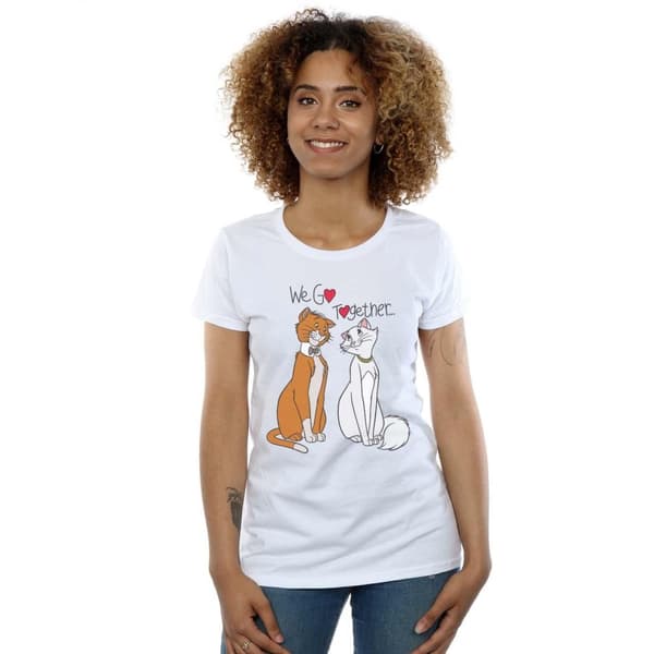 Disney Dam/Tjej Aristocats - Vi går tillsammans - Bomulls-T-shirt