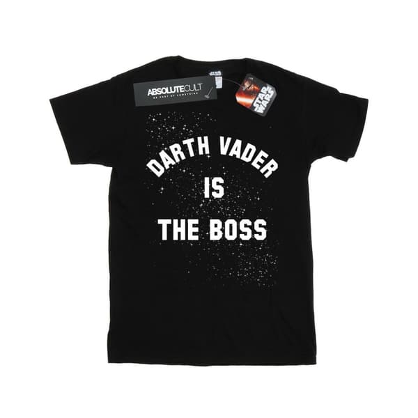 Star Wars Girls Darth Vader The Boss Cotton T-Shirt
