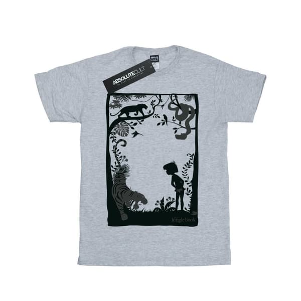 Disney Boys The Jungle Book Silhouette Poster T-Shirt