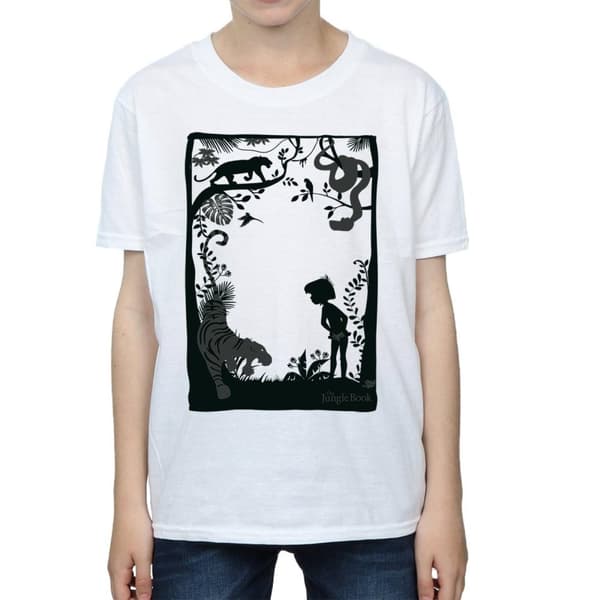 Disney Boys The Jungle Book Silhouette Poster T-Shirt