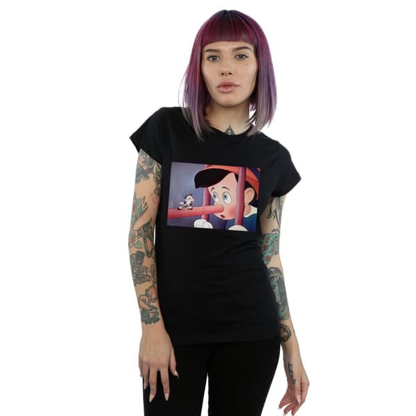 Disney Womens/Ladies Pinocchio Nose Still Cotton T-Shirt