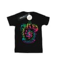 Miniatyrbillede 1 af 3: Harry Potter Womens/Ladies Gryffindor Crest Tie Dye Infill Cotton Boyfriend T-Shirt