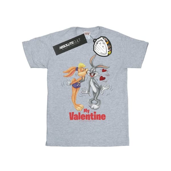 Looney Tunes Girls Bugs Bunny And Lola Valentine´s Day Cotton T-Shirt