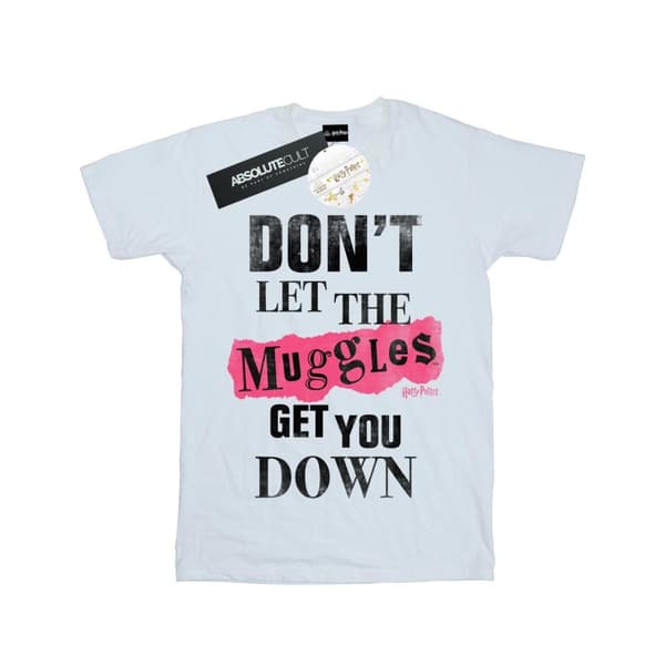 Harry Potter Womens/Ladies Muggles Clippings Cotton Boyfriend T-Shirt