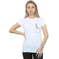 Miniatyrbilde 2 av 3: Looney Tunes Womens/Ladies Bugs Bunny Faux Pocket Cotton T-Shirt