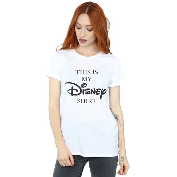 Disney Dam/dam My T-shirt Boyfriend T-shirt i bomull