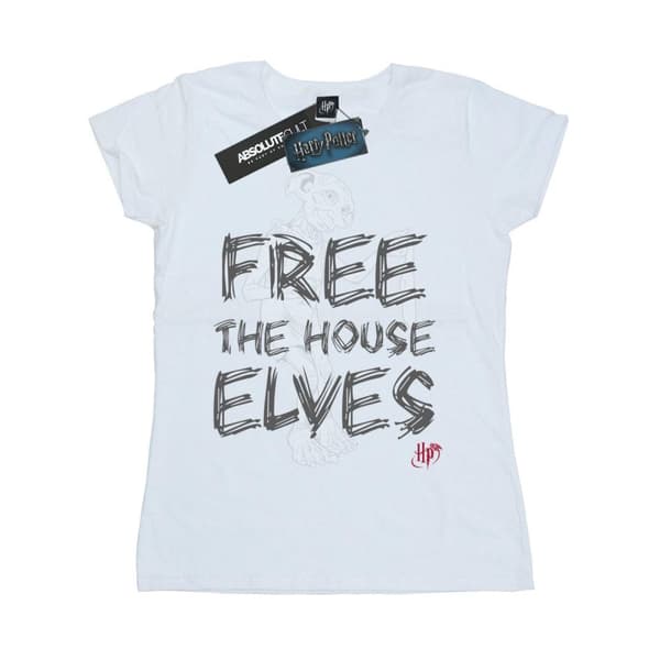 Harry Potter Womens/Ladies Dobby Free The House Elves Cotton T-Shirt