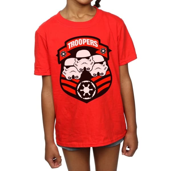 Star Wars Girls Stormtrooper Troopers Cotton T-Shirt
