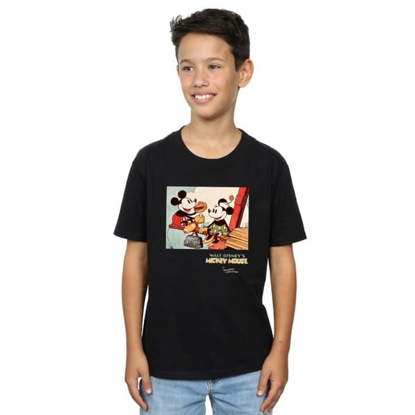 Disney Pojkar - Musse Pigg - Bygga en byggnad - T-shirt