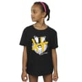 Miniatyrbillede 2 af 3: Harry Potter Girls Hufflepuff Pop Spray Cotton T-Shirt