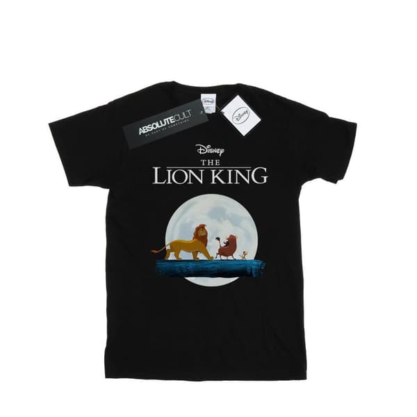 Disney Girls The Lion King Hakuna Matata Walk Cotton T-Shirt Black 12-13 Years
