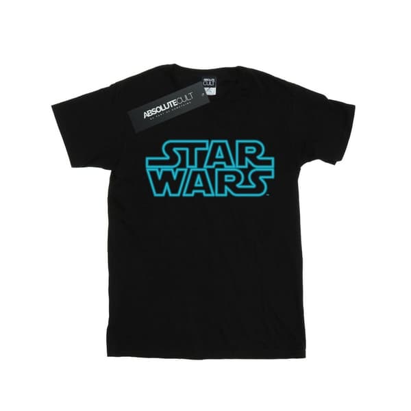 Star Wars T-shirt i bomull med Neon Sign-logotyp för flickor