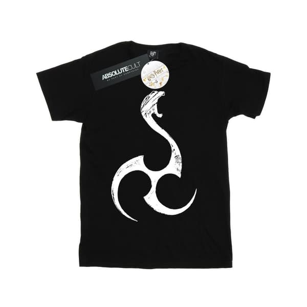 Harry Potter Girls Dark Arts Cotton T-Shirt Black 7-8 Years
