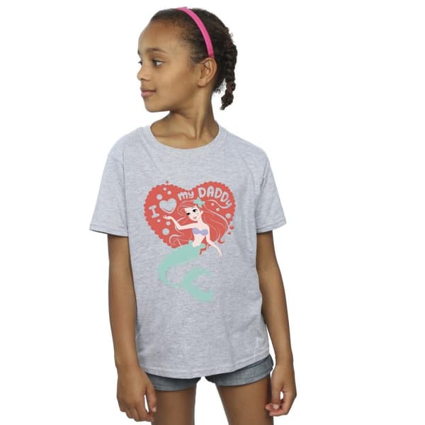Disney Girls The Little Mermaid Love Daddy Cotton T-Shirt