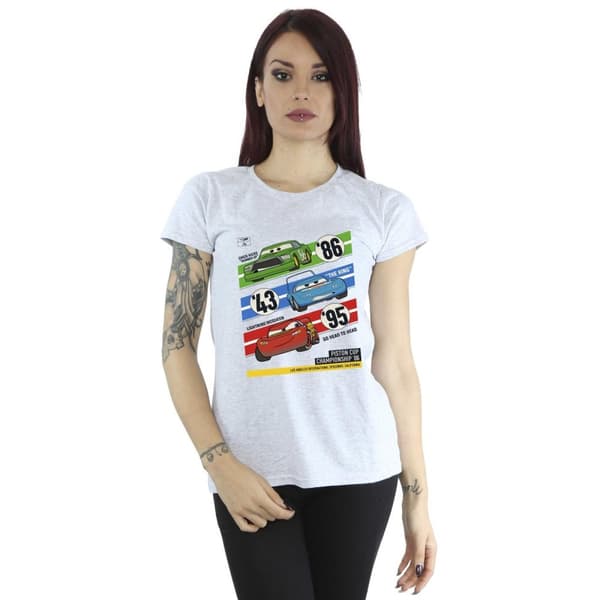 Disney Dam/Tjej Cars Piston Cup Champions - T-shirt i bomull