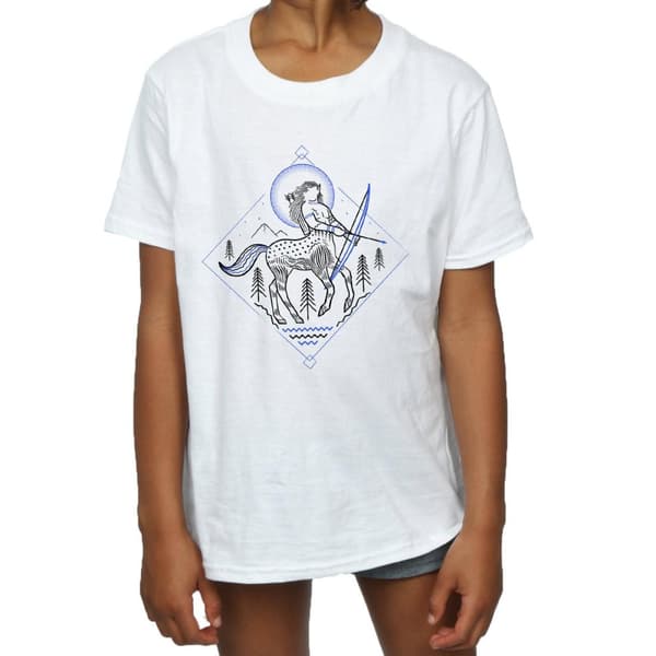 Harry Potter Centaur Line Art - T-shirt i bomull för flickor