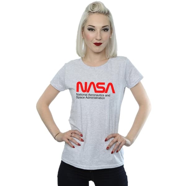 NASA Womens/Ladies Aeronautics And Space Cotton T-Shirt