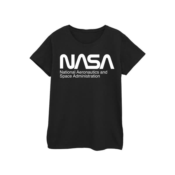 NASA Womens/Ladies Aeronautics And Space Cotton T-Shirt