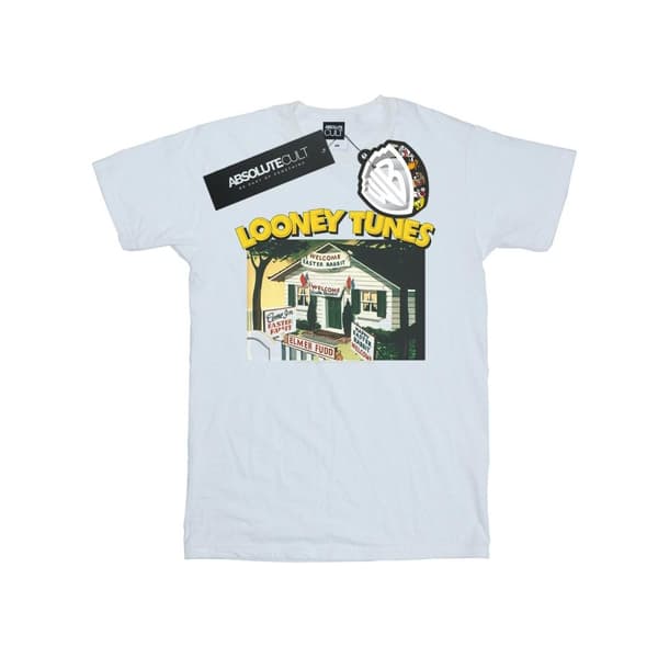 Looney Tunes Elmer Fudd Welcome påskkanin bomulls-T-shirt för flickor