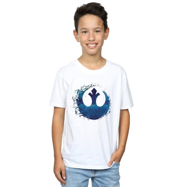 Star Wars: The Rise of Skywalker Boys Star Wars The Rise Of Skywalker Resistance Symbol Wave T-Shirt