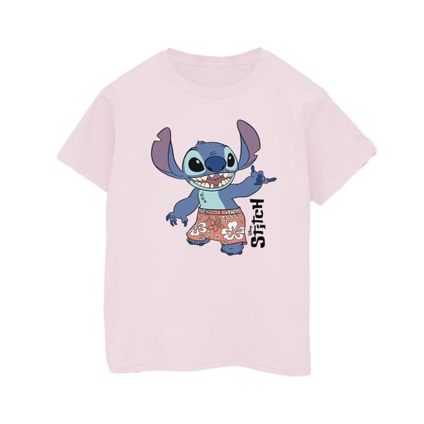 Disney Womens/Ladies Lilo & Stitch Bermuda Shorts Cotton Boyfriend T-Shirt