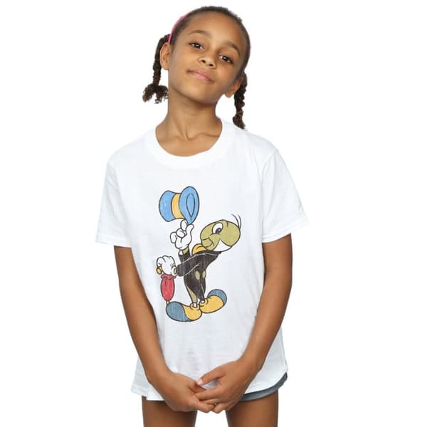 Disney Pinocchio Jiminy Cricket T-shirt i bomull för flickor