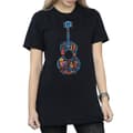 Miniatyrbilde 3 av 5: Disney Womens/Ladies Coco Guitar Pattern Cotton Boyfriend T-Shirt