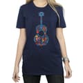 Miniatyrbilde 3 av 5: Disney Womens/Ladies Coco Guitar Pattern Cotton Boyfriend T-Shirt