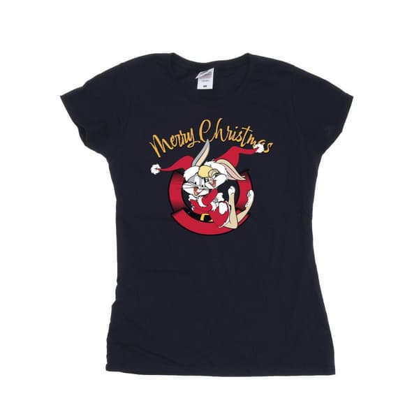 Looney Tunes Dam/Lady Lola Merry Christmas - T-shirt i bomull