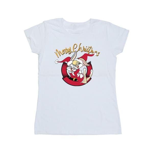 Looney Tunes Dam/Lady Lola Merry Christmas - T-shirt i bomull