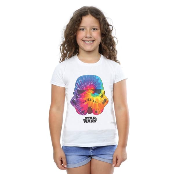 Star Wars Stormtrooper Saturnushjälm - bomulls-T-shirt för flickor