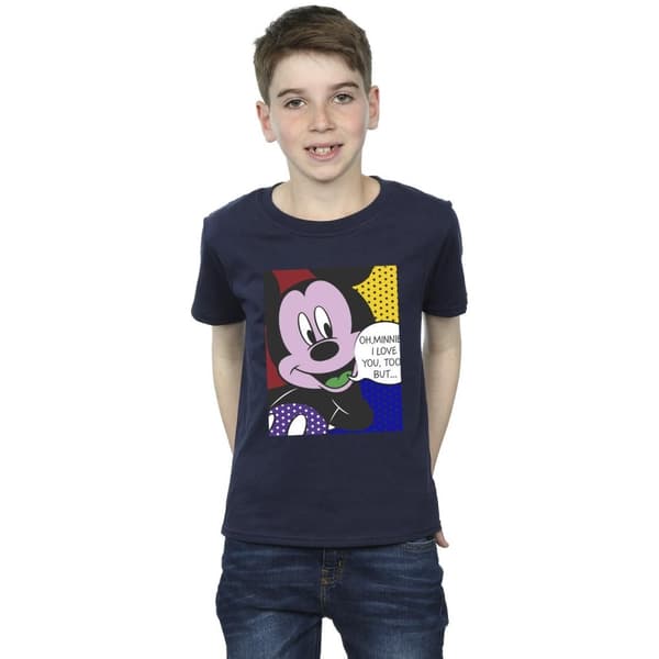 Disney Boys Mickey Mouse Oh Minnie Pop Art T-Shirt