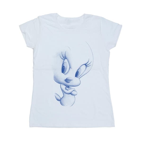 Looney Tunes Dam/Tjej Tweety Attitude T-shirt i bomull