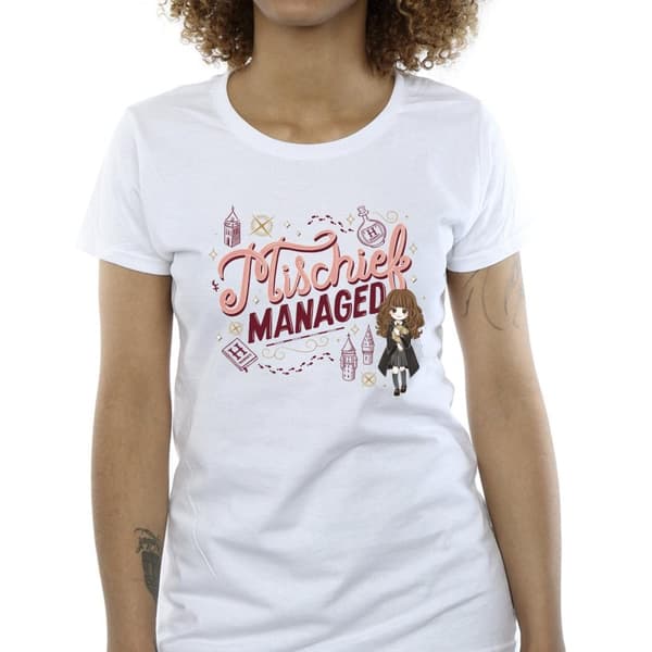 Harry Potter Dam/Tjej Mischief Managed Hermione T-shirt i bomull