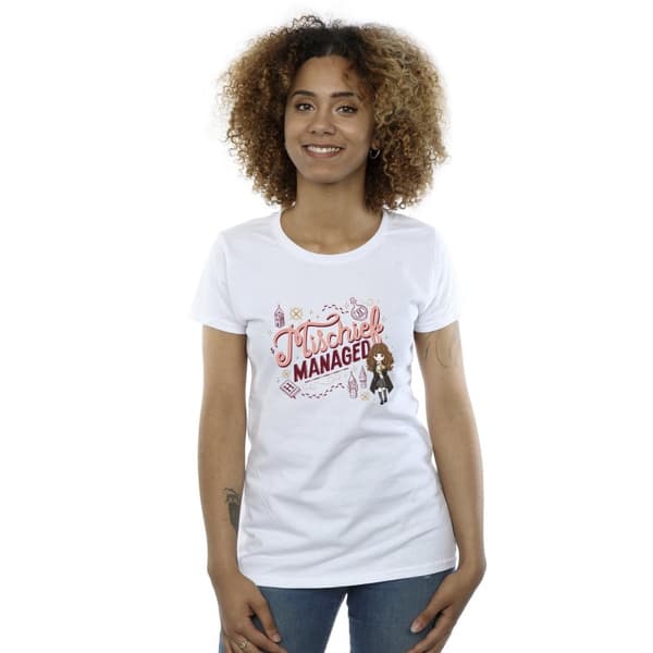 Harry Potter Dam/Tjej Mischief Managed Hermione T-shirt i bomull