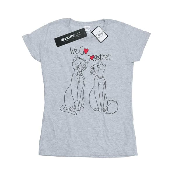 Disney Womens/Ladies Aristocats We Go Together Cotton T-Shirt
