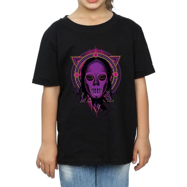 Harry Potter Neon Death Eater T-shirt i bomull för flickor
