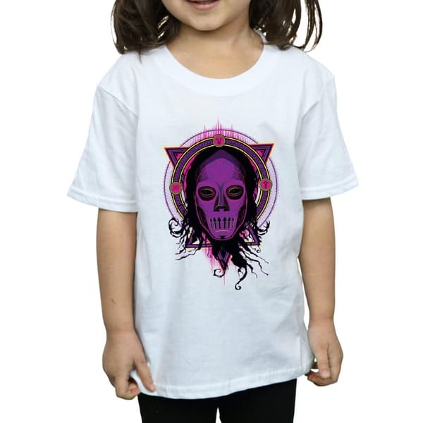 Harry Potter Neon Death Eater T-shirt i bomull för flickor